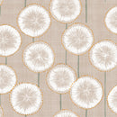 Modern Dandelion Print Vinyl Oilcloth Tablecloth