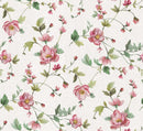 Pink Peony Flowers Tex Vinyl Oilcloth Tablecloth
