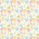 Coral Rainbow Oilcloth Tablecloth
