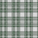 Highland Coastal Tartan Check Green Vinyl Oilcloth Tablecloth