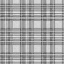 Highland Coastal Tartan Check Grey Vinyl Oilcloth Tablecloth