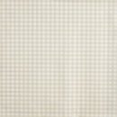 Gingham Check Beige Cotton Oilcloth Tablecloth