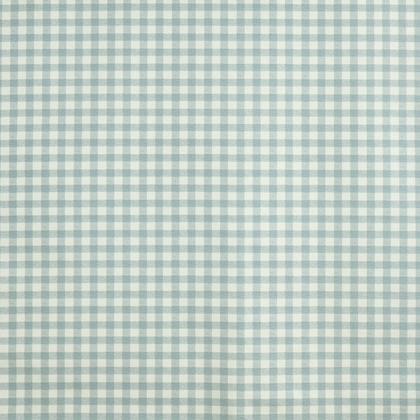 Gingham Check Duckegg Cotton Oilcloth Tablecloth