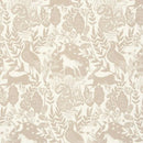 Westonbirt Mystical Taupe Oilcloth Tablecloth Clarke and Clarke 220cm x 132cm  - Warehouse Clearance