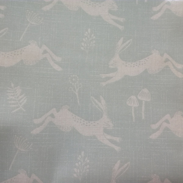 Fryetts Jump Hare Duckegg Oilcloth Tablecloth