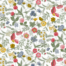 Countryside Meadow Flowers Vinyl Oilcloth Tablecloth