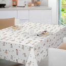 Capybara Vinyl Oilcloth Tablecloth
