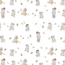 Capybara Vinyl Oilcloth Tablecloth