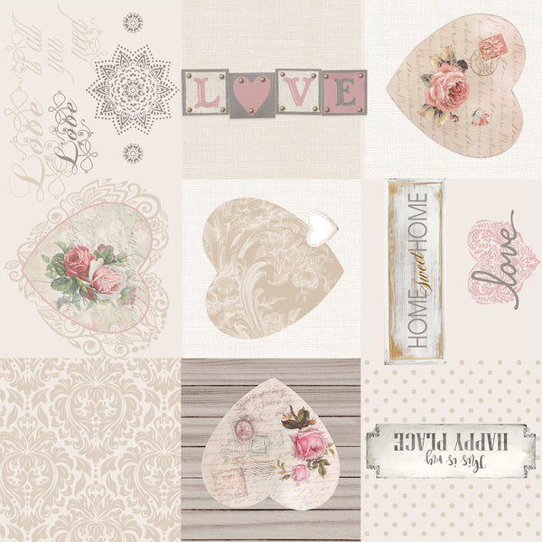 Happy Place Vinyl Oilcloth Tablecloth