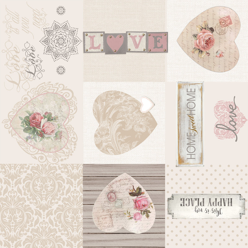 Happy Place Vinyl Oilcloth Tablecloth