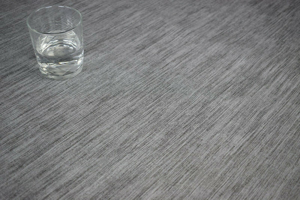 Grey Linen Effect PVC Vinyl Wipe Clean Tablecloth  90cm x 140cm Warehouse Clearance