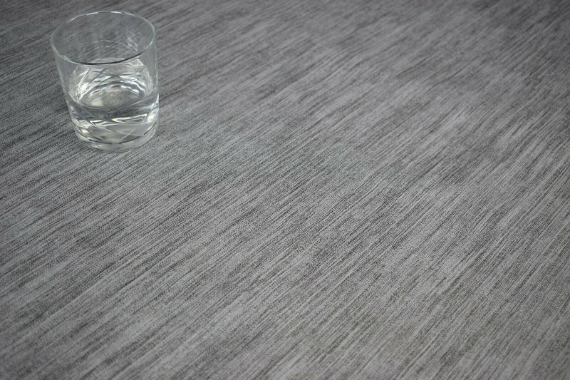 Grey Linen Effect PVC Vinyl Wipe Clean Tablecloth  90cm x 140cm Warehouse Clearance