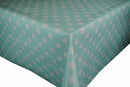 Duckegg Blue Smartie Spot Vinyl Tablecloth Roll 20 Metres x 140cm Full Roll