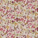 Ashbee Plum Floral Oilcloth Tablecloth
