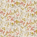 Ashbee Ochre Grey and Burnt Orange Oilcloth Tablecloth 200cm x 132cm by Clarke and Clarke   - Warehouse Clearance