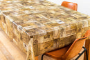 Wine Bottle  Labels Vinyl Tablecloth