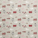 Baa Baa Sheep Peony Oilcloth Tablecloth Smd i-liv