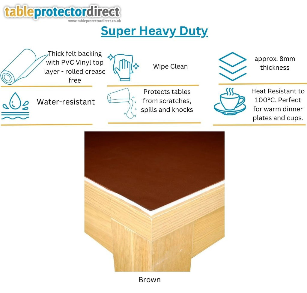 Custom Table Protector Bespoke Made to Measure