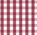 Breeze Rosso Check PVC Oilcloth Tablecloth