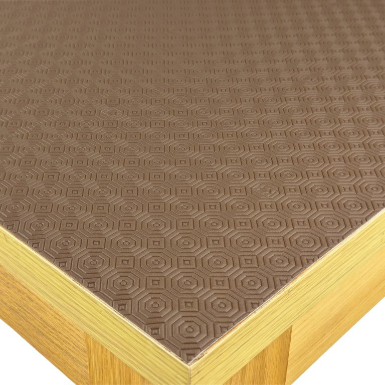 Square Table Protector 110cm x 110cm Brown