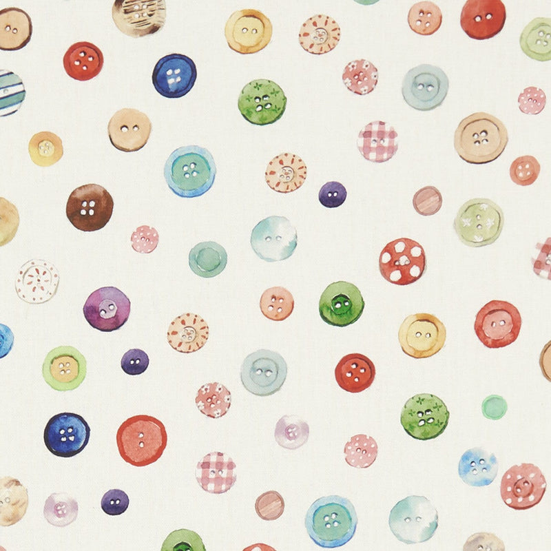 Button Box Cream Oilcloth Tablecloth