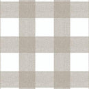 Maxine Grey Check Vinyl Oilcloth 60cm x 140cm  - Warehouse Clearance