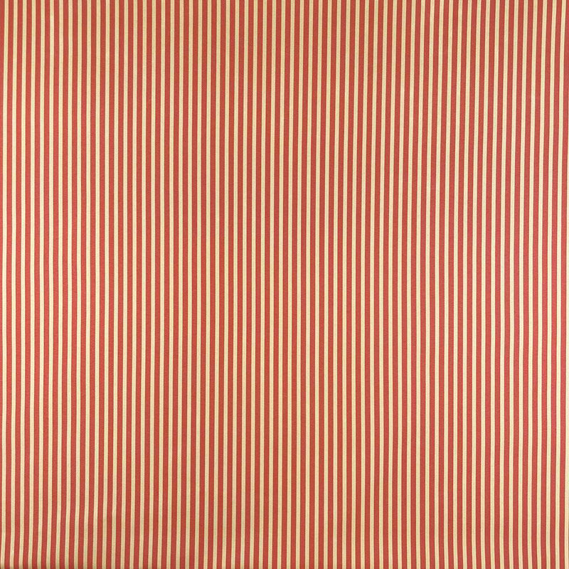 Watergate Brick Red  and Cream Stripe Outdoor Waterproof Fabric UV Resistant 150cm wide