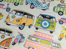 Campervan Tutti Fruity Oilcloth Tablecloth
