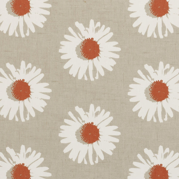 Capri Daisy Spice Oilcloth Tablecloth by Clarke and Clarke