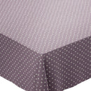 Carousel Mulberry Polka Dot Oilcloth Tablecloth I-Liv