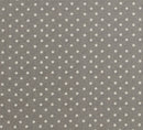 Carousel Pebble Grey Polka Dot Oilcloth Tablecloth I-Liv