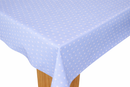 Fryetts Little Twinkle Stars China Blue Cotton Oilcloth Tablecloth