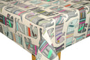 Chess Frankie Dog Oilcloth Tablecloth