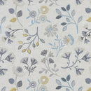 Clarke and Clarke Alder Charcoal Ochre Oilcloth Tablecloth