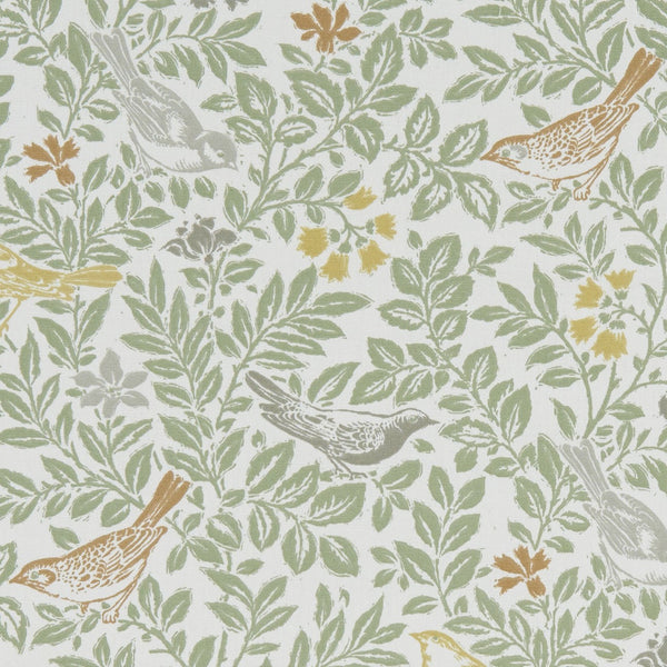 Clarke and Clarke Bird Song Autumn Oilcloth Tablecloth