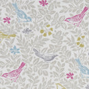 Clarke and Clarke Bird Song Summer Oilcloth Tablecloth