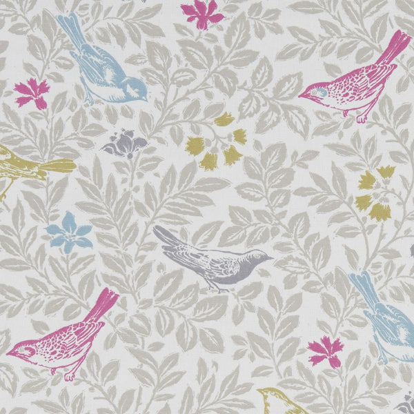 Clarke and Clarke Bird Song Summer Oilcloth Tablecloth