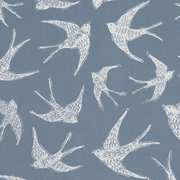Clarke and Clarke Fly Away Navy Oilcloth Tablecloth