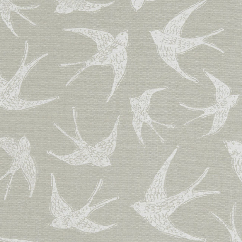 Clarke and Clarke Fly Away Taupe Oilcloth Tablecloth