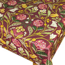 Clarke and Clarke Forester Plum Oilcloth Tablecloth
