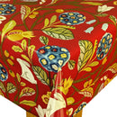 Clarke and Clarke Forester Rouge Oilcloth Tablecloth