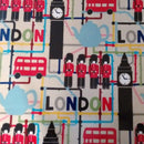 Clarke and Clarke London Multi Cotton Tablecloth