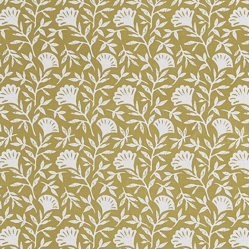 Clarke and Clarke Melby Ochre Oilcloth Tablecloth