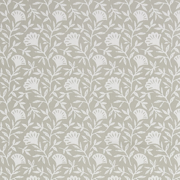 Clarke and Clarke Melby Taupe Oilcloth Tablecloth