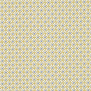 Clarke and Clarke Ortis Ochre and Grey Oilcloth Tablecloth