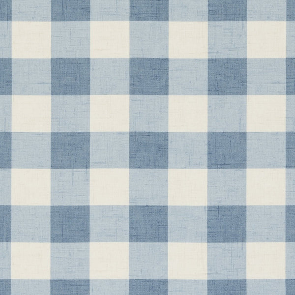 Clarke and Clarke Polly Check Chambray Oilcloth Tablecloth