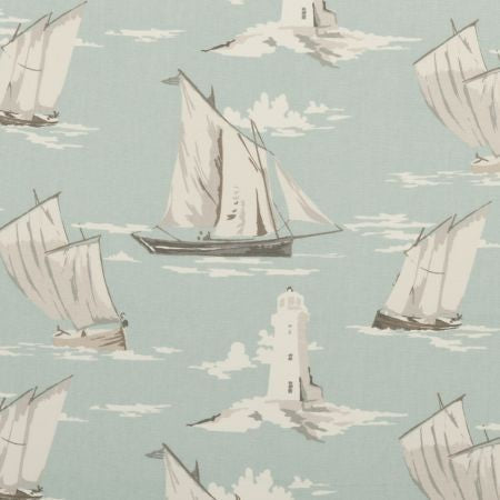 Clarke and Clarke Skipper Mineral Oilcloth Tablecloth