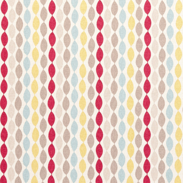 Clarke and Clarke Twist Stripe Summer Oilcloth Tablecloth
