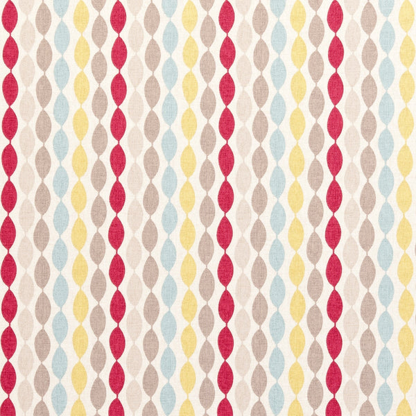 Clarke and Clarke Twist Stripe Summer Oilcloth Tablecloth