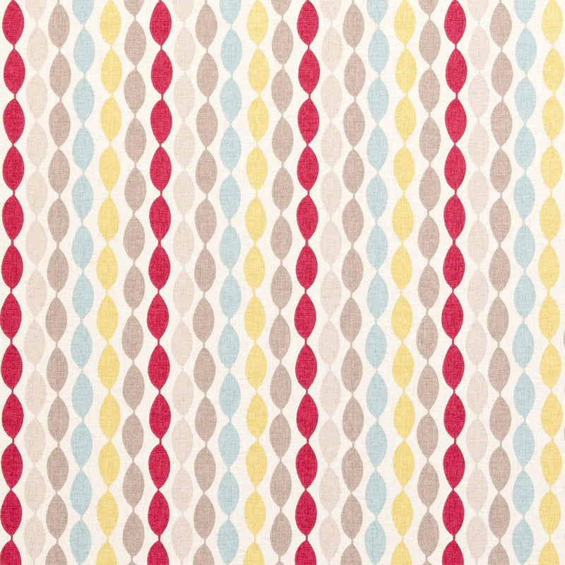 Clarke and Clarke Twist Stripe Summer Oilcloth Tablecloth